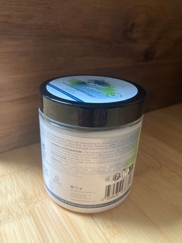 Les secrets de Loly masque hydratant Repair Time 230 ml neuf sous opercule - photo numéro 2
