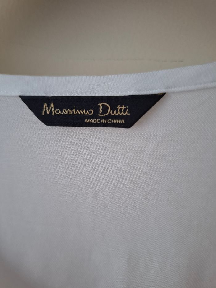 Blouse Massimo Dutti t.36-38 coton/soie quasi neuve, dimensions disponibles