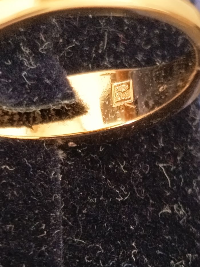 Bague plaqué or. - photo numéro 8