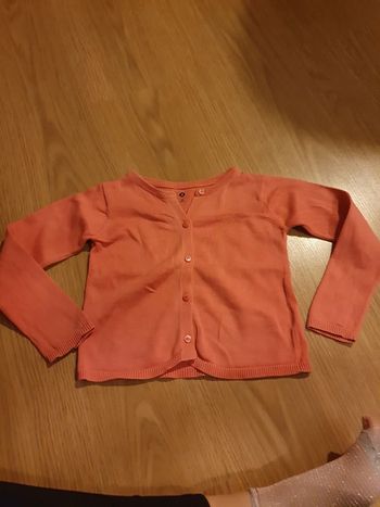 gilet fin grain de ble 4 ans