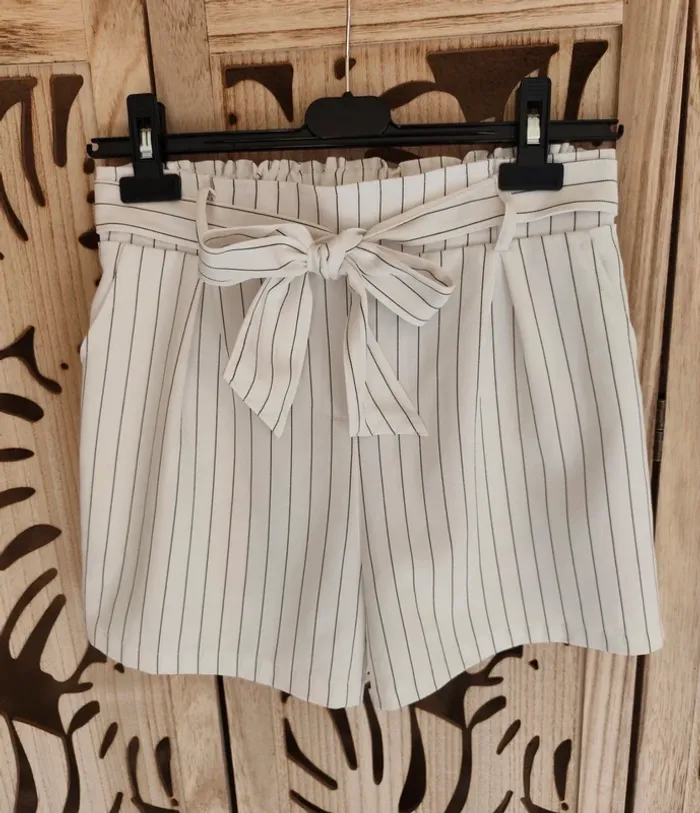 Short à rayures, nouette T S Jennyfer
