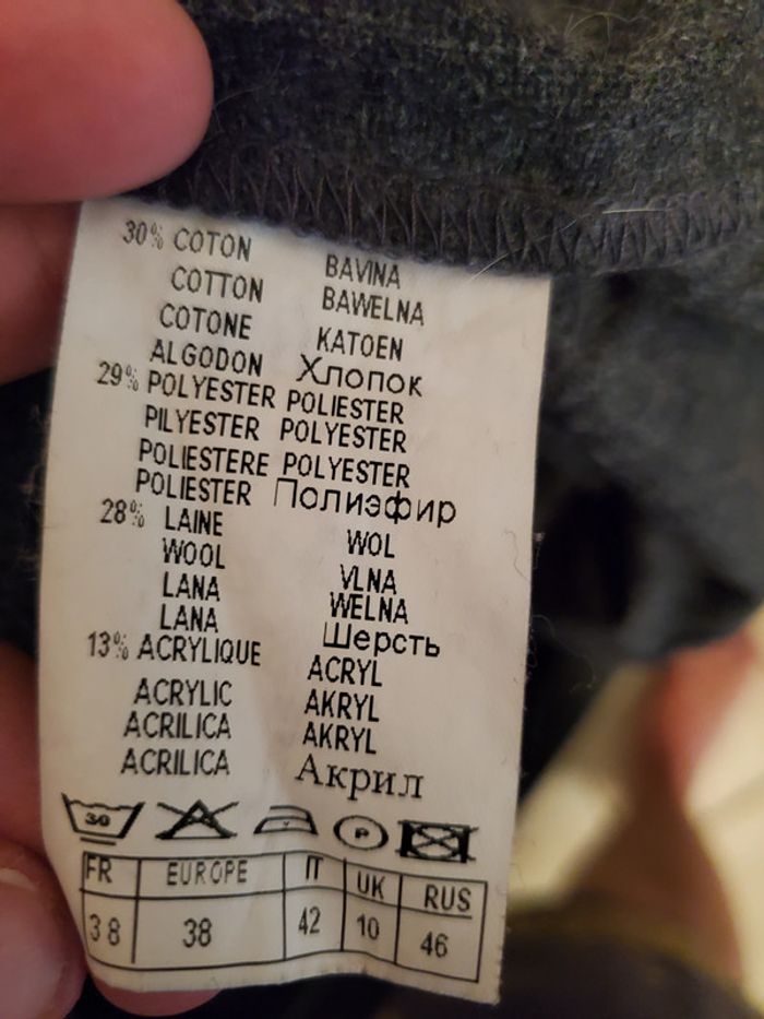 Robe tunique gris chiné Camaieu taille 38 - photo numéro 7