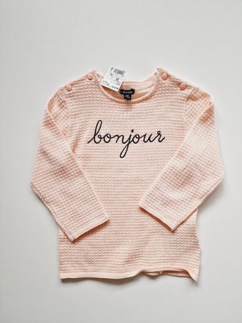Kiabi - Pull léger en maille fine - Rose - Neuf avec étiquette ! (2 ans)