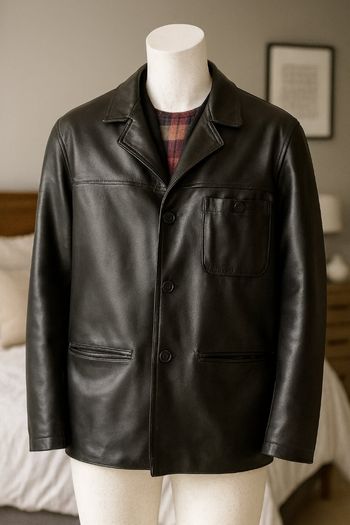 Blouson Cuir Vintage