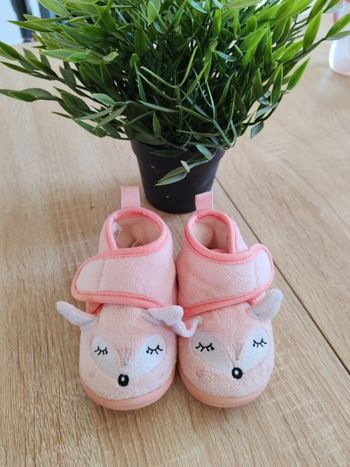 Chausson renard rose Gemo 19 🌸