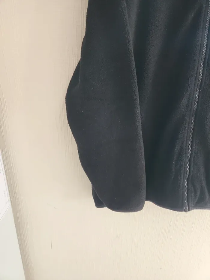 Veste polaire zippée noir George XXL - photo numéro 3