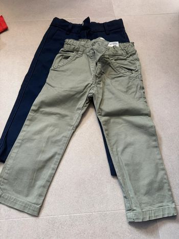2 pantalons 2 ans