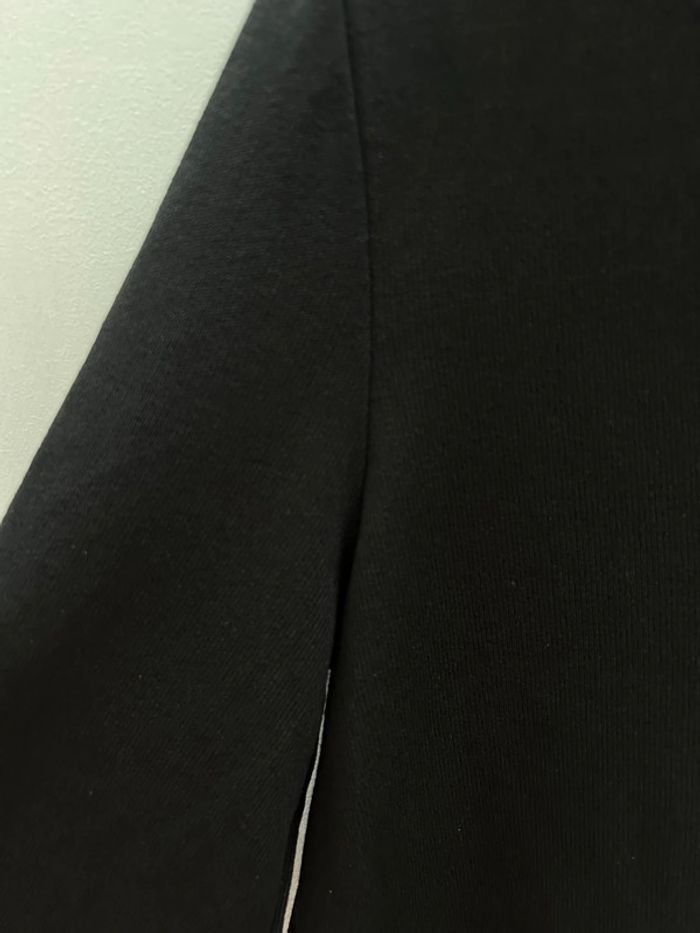 Blouse t-shirt Elisa viscose Carol noir - manches 3/4 taille xs - photo numéro 4