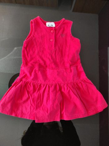 Robe manque cordelette 12 mois