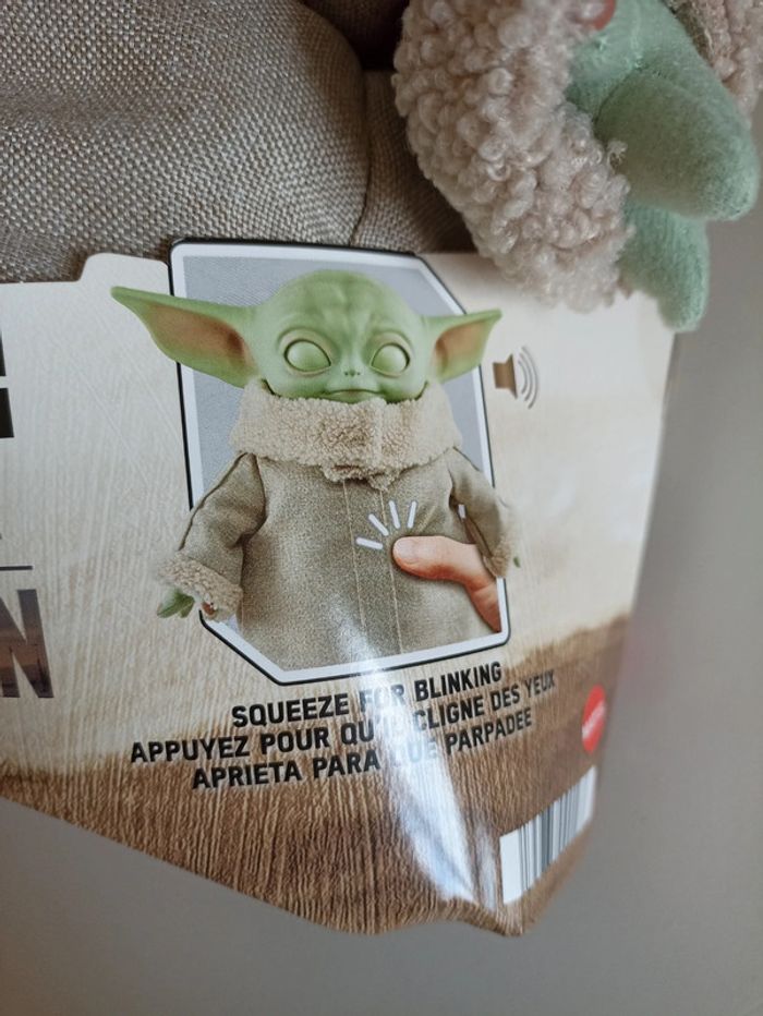Peluche animée grogu baby yoda - photo numéro 3