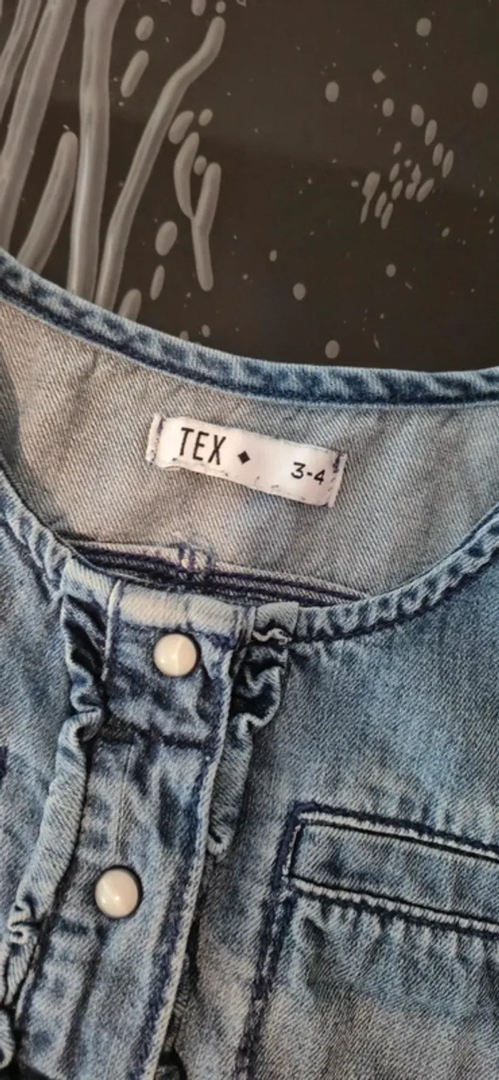 Robe en jeans TEX 3/4 ans - photo numéro 6