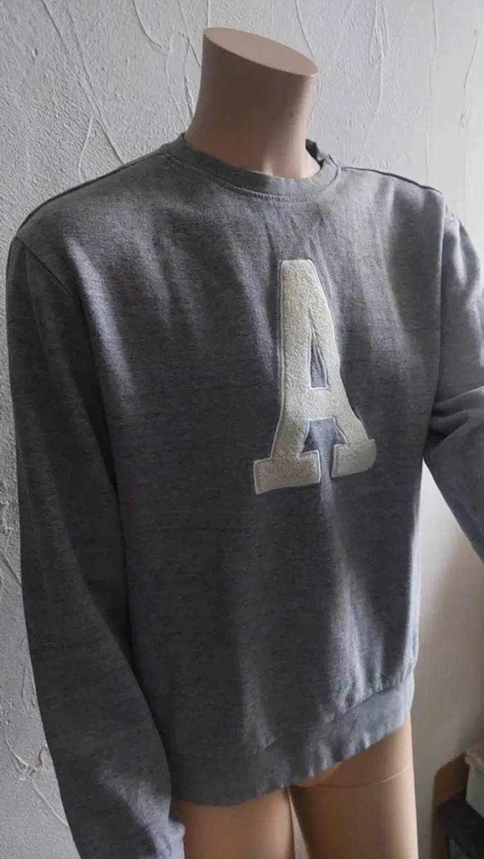 Sweat décontracté à lettre en relief - Taille S - photo numéro 3