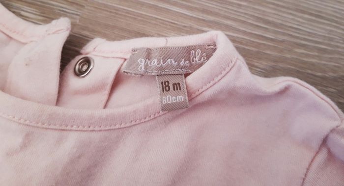 Haut fille 18 mois - 80 cm / Grain de blé - photo numéro 3