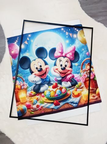 Decoration murale Impression sur toile tissus 70x70 neuf à encadrer