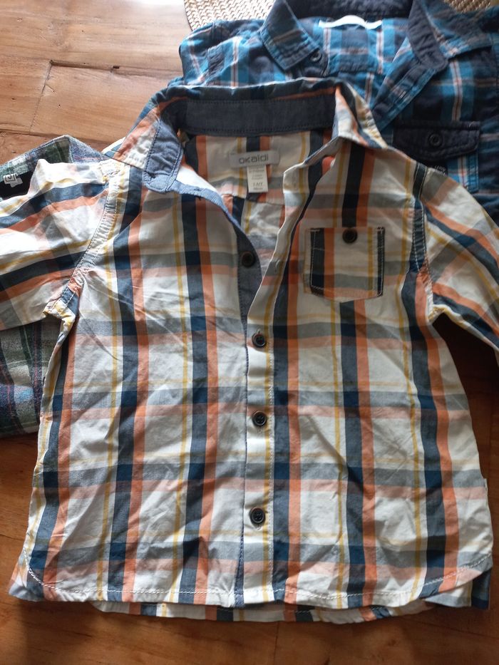 Chemises manches longues 3 ans - photo numéro 2