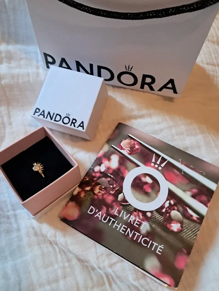 Bague Pandora Céleste Soleil Scintillant taille 50 - photo numéro 6
