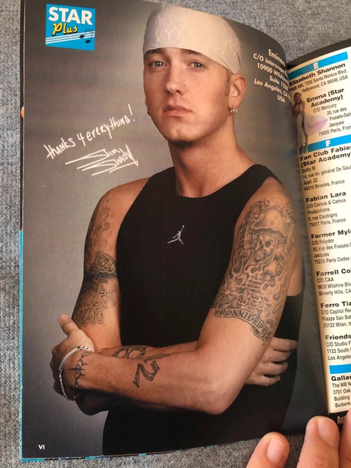 Livre carnet d’autographes de star club - photo numéro 3
