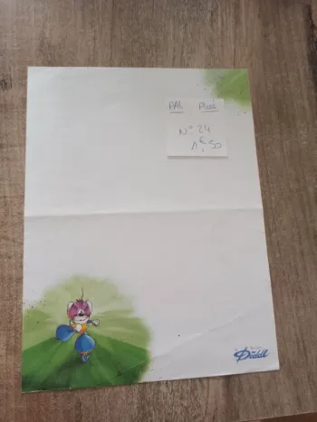 Papier à lettre Diddl 24 1,50€