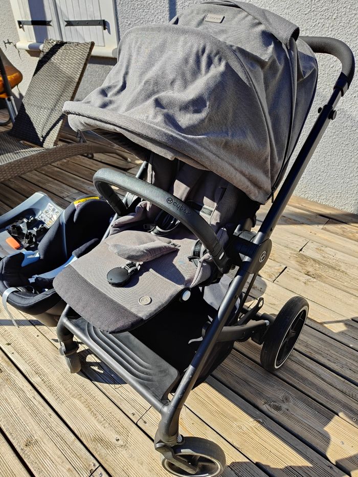 Poussette balios s lux Cybex + cosy Aton 5 + base isofix - photo numéro 2