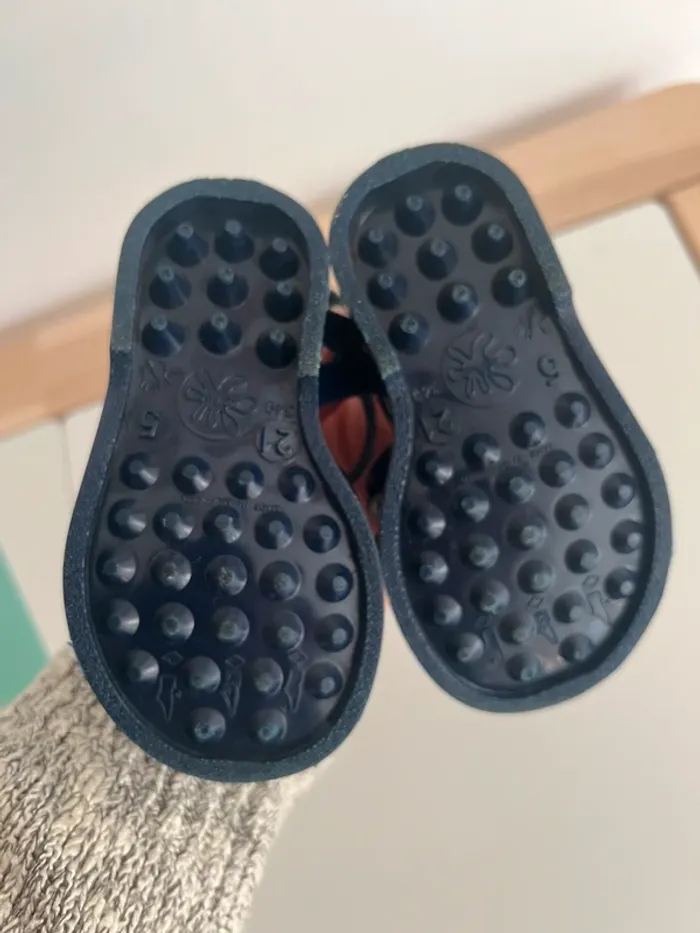 Sandales Méduse bébé – Taille 21 – Bleu marine - photo numéro 3