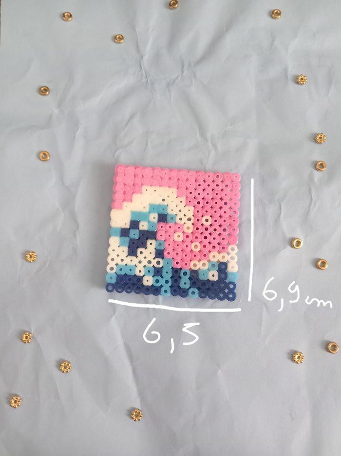 Prix négociable déco mur thème été perle hama - photo numéro 7