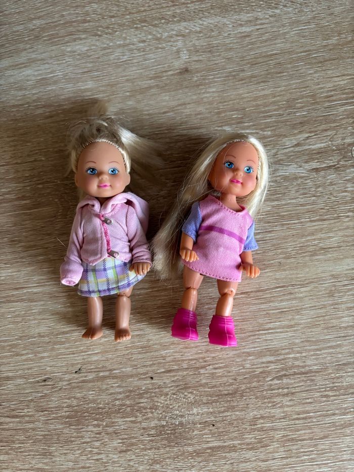 Lot deux poupées petite fille simba - photo numéro 2