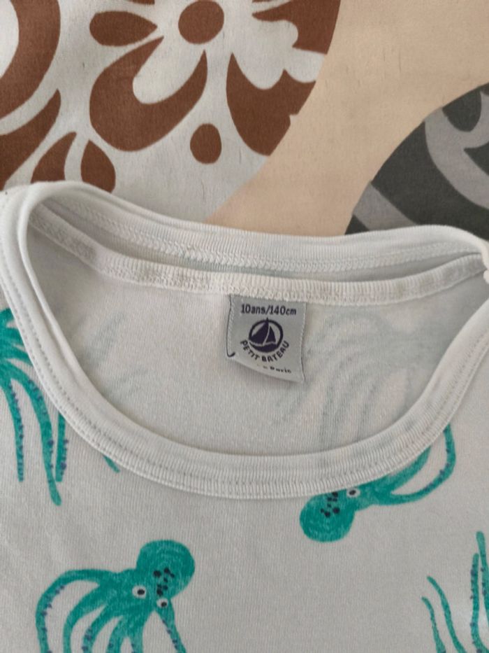 Tee shirt Petit Bateau 10 ans - photo numéro 4