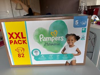Couches Pampers Harmonie taille 5