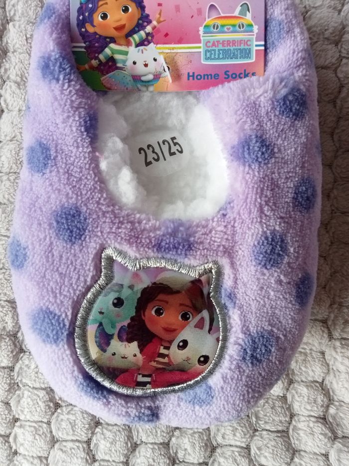 Chaussons antidérapant gabby chat 23/25 - photo numéro 2