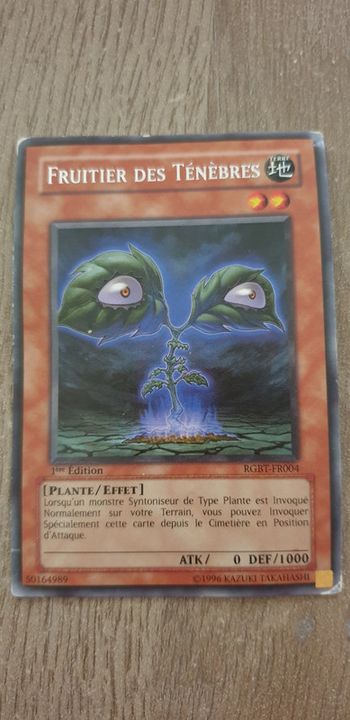 Carte yu-gi-oh fruitier des ténèbres