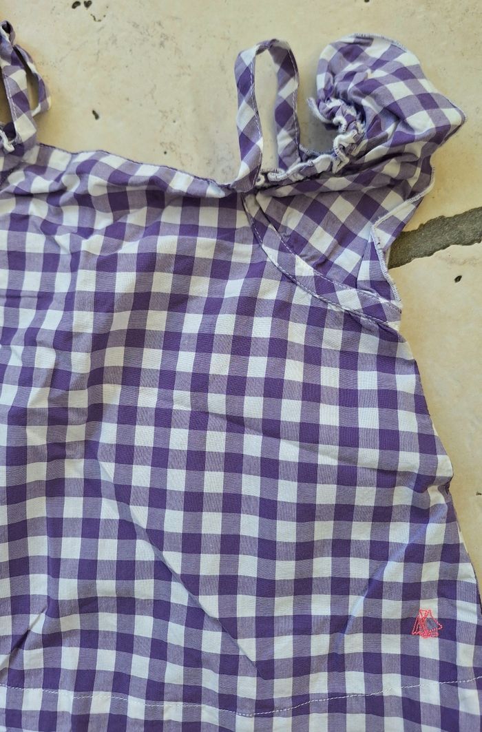 Blouse d'été à carreaux Petit Bateau - 4 ans - photo numéro 2