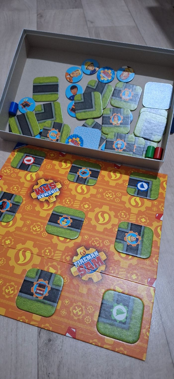 🧩 Jeu de société Junior Labyrinthe – Sam le Pompier (Ravensburger) – 4 ans+ - photo numéro 3