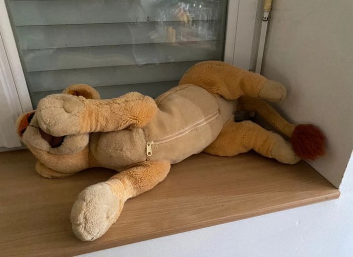 Rare Peluche kiara roi lion range pyjama Disney vintage - photo numéro 2
