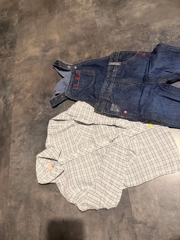 Chemise et salopette