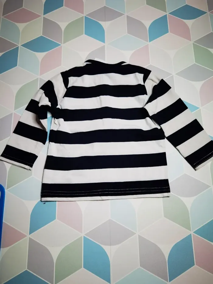 D4608 - tee-shirt garçon 12 mois - photo numéro 3