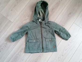 Veste mi-saison à capuche kaki 18 mois garçon H&M #espanolitinagarcon18mois