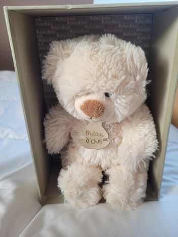 coffret ourson 20 cm neuf