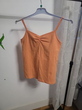 Débardeur orange/abricot
