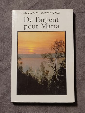 De l'argent pour maria -Valentin Raspoutine URSS