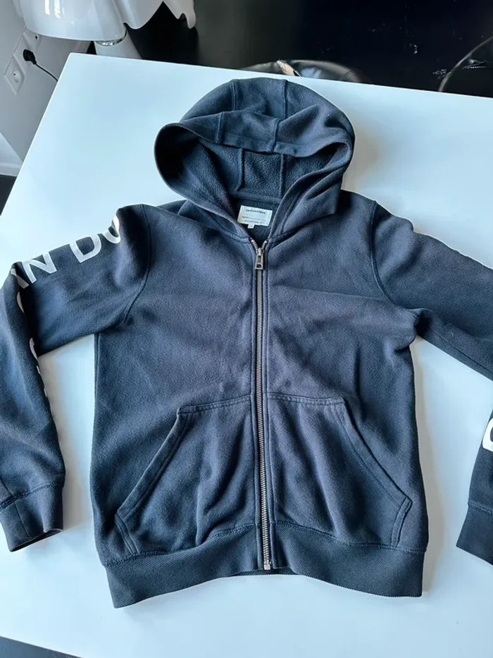 Sweat zippe bleu marine zadig et voltaire