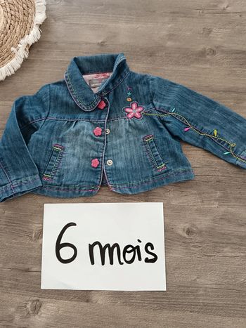 🌞 veste en jean Legé 6 mois très bon état général