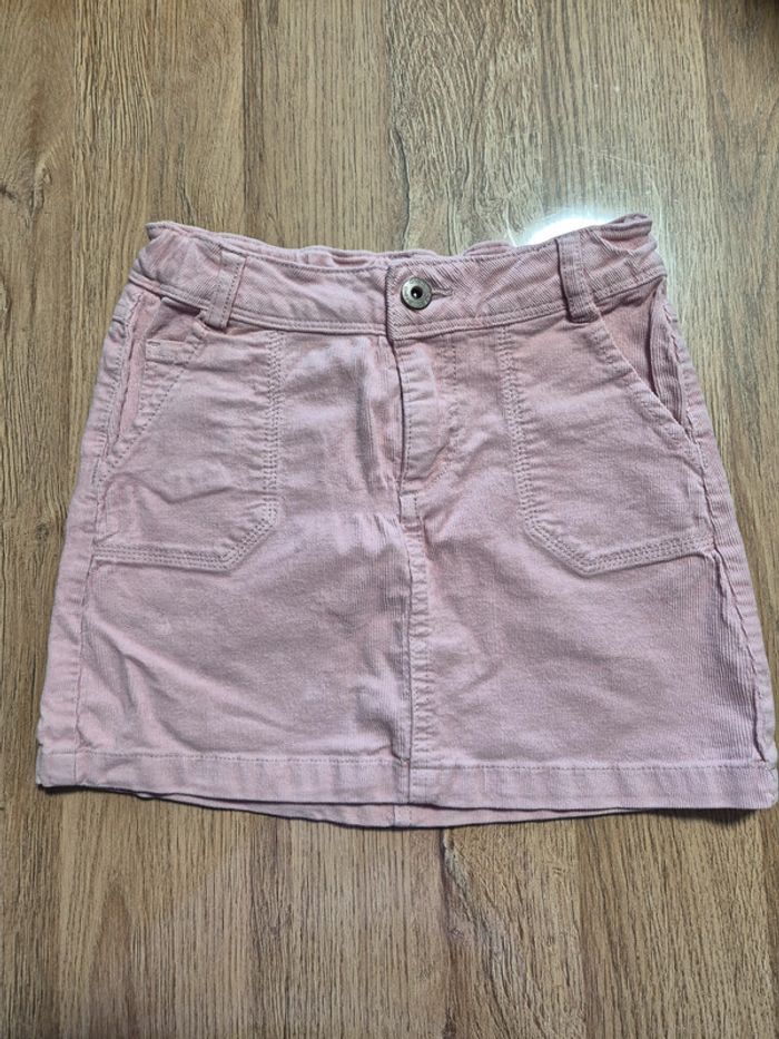 Jupe Okaidi rose pale 8 ans