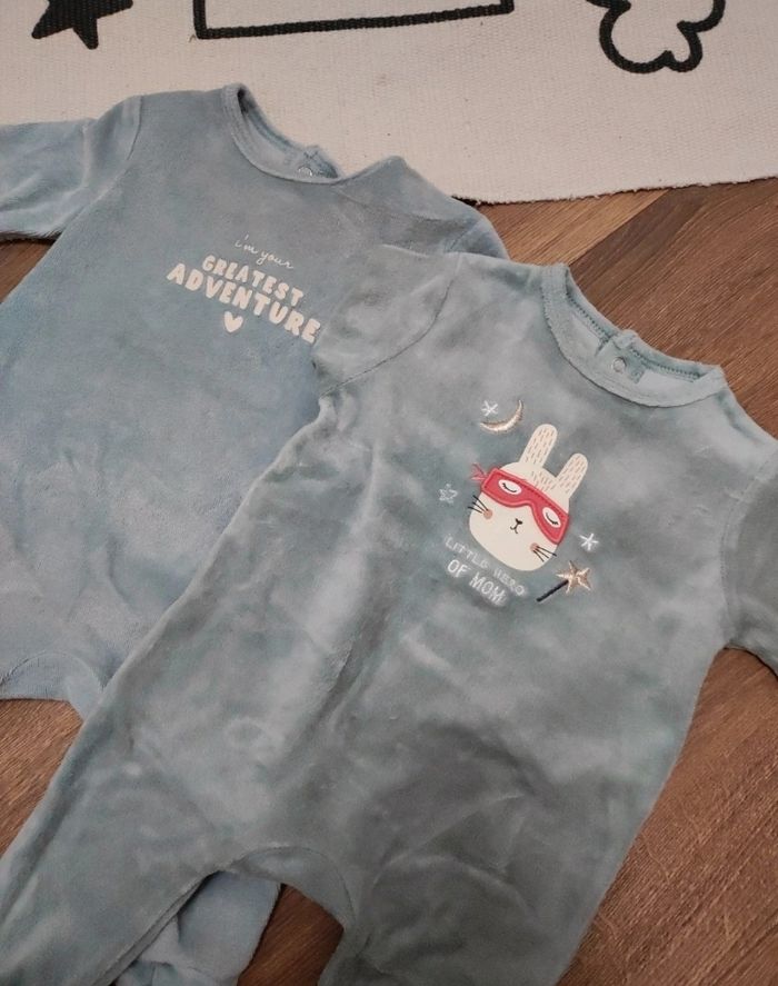 Lot de 2 pyjamas Kiabi 3 mois - photo numéro 2