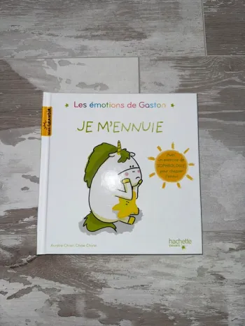 Livre les émotions de Gaston je m'ennuie