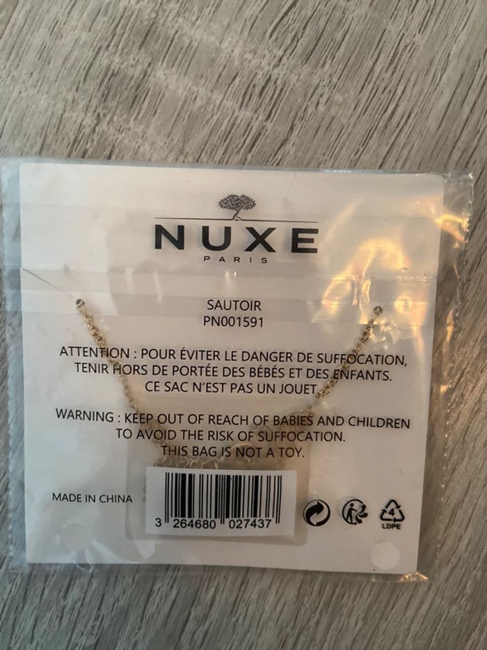 Sautoir collier nuxe doré - photo numéro 2