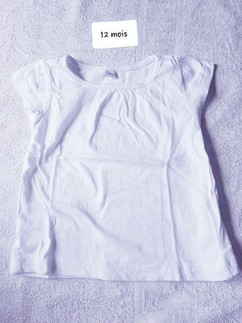 T-shirt in extenso 12 mois