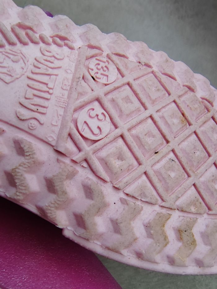 Bottes pluie fille 32 rose paillette - photo numéro 5