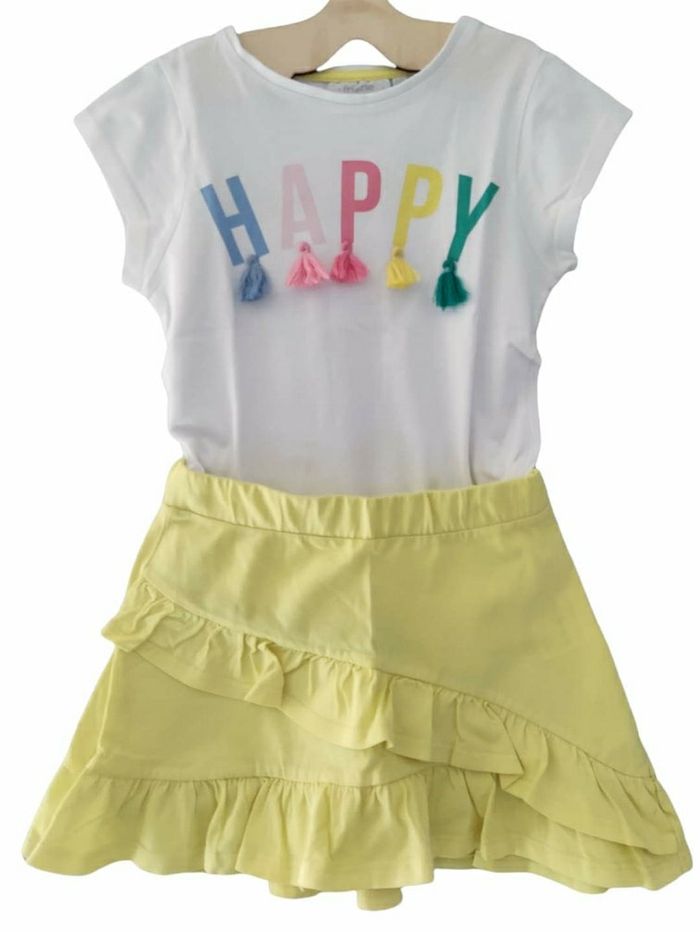 6 ans fille ensemble été Teeshirt et jupe