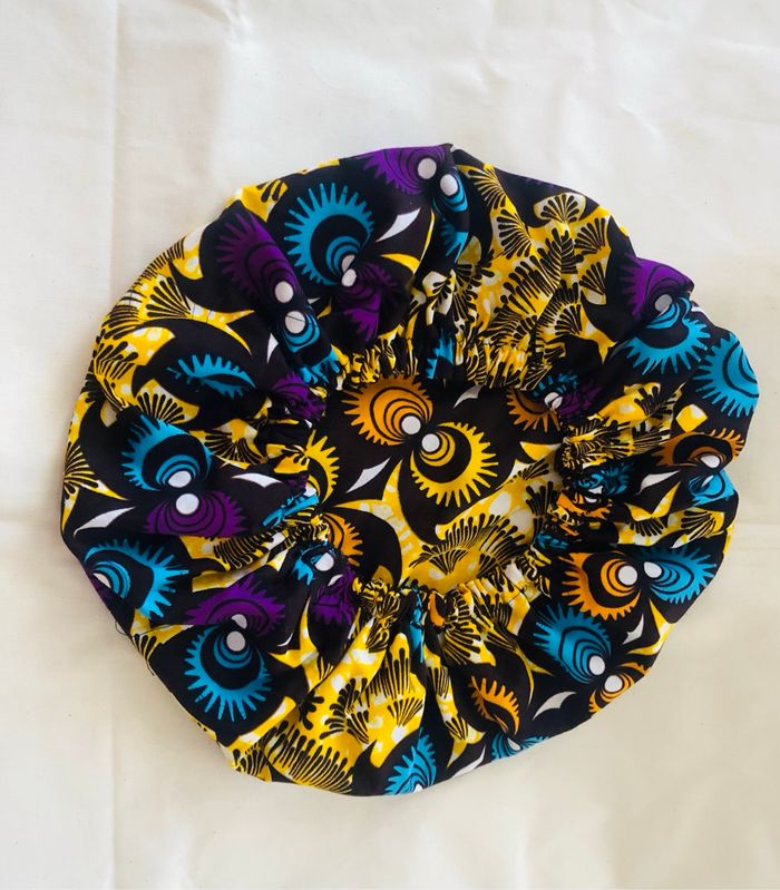 bonnet en tissu wax 1