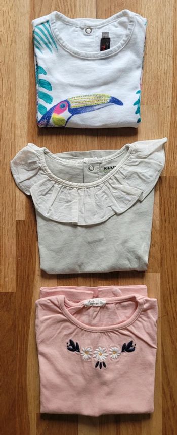 Lot de 3 Tee-Shirt manches courtes - Taille 24mois, 2 ans